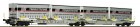 67396 Roco Articulated intermodal car of AAE with containers